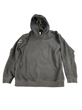 Lululemon Black Hoodie Sz 10 / L Rise Up Richmond VA Logo Comfort Soft Cotton